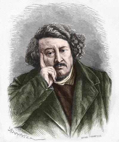 Portrét Pierra Lerouxe, francouzského filozofa, publicisty a politika (1797 - 1871). od Unknown artist