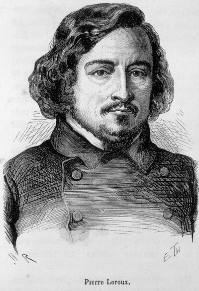 Portrét Pierra Lerouxe, francouzského filozofa, publicisty a politika (1797 - 1871) od Unknown artist