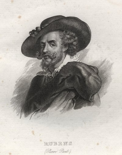 Portrét Pierre Paul (Pierre-Paul) Rubens (nebo Peter Paul nebo Petrus Paulus) (1577-1640) od Unknown artist