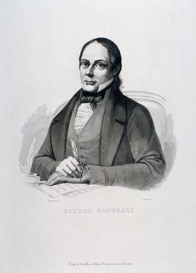 Portrét Pietro Generali (rytina) od Unknown artist