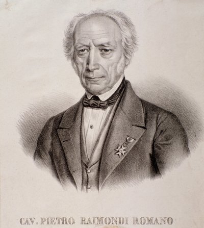 Portrét Pietra Raimondiho (rytina) od Unknown artist