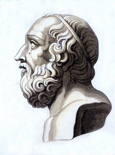 Portrét Platóna (-428; -348). od Unknown artist