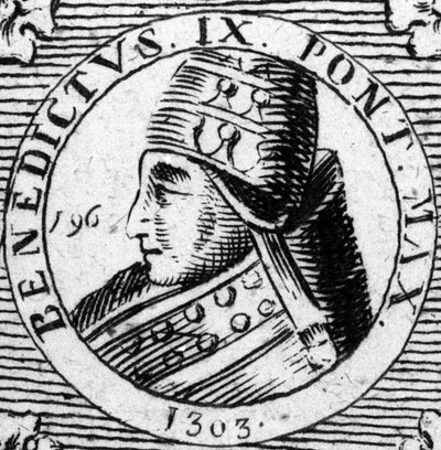 Portrét papeže Benedikta IX. nebo Benedikta 9. od Unknown artist