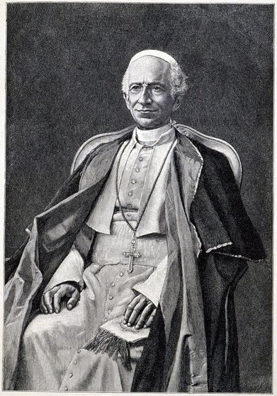 Portrét papeže Lva XIII (1810-1903) od Unknown artist
