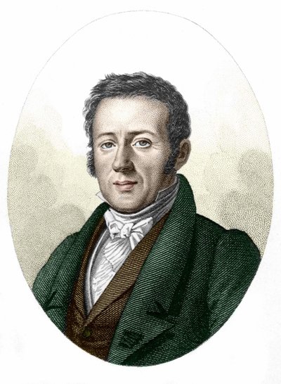 Portrét René Primrose Lesson (1794-1849), přírodovědec a biolog. od Unknown artist