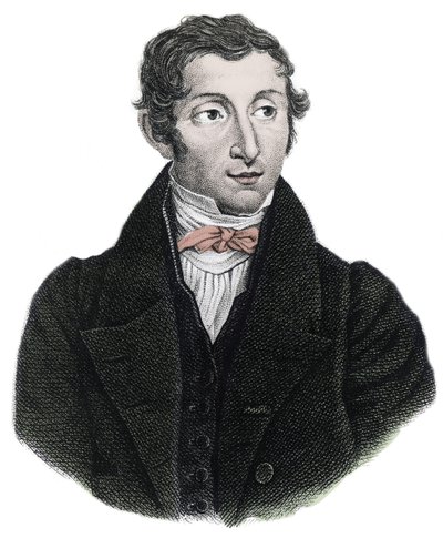 Portrét Rene Caillie - anglický průzkumník - Portrét Rene Caillie (1799 -1838) průzkumník anglicky od Unknown artist