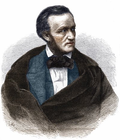 Portrét Richarda Wagnera (1813 - 1883). od Unknown artist