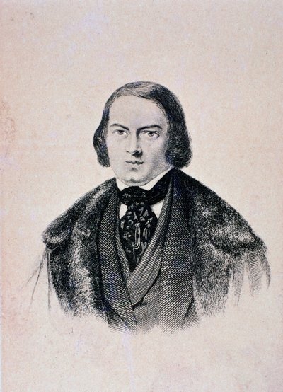 Portrét Roberta Schumanna (rytina od Unknown artist