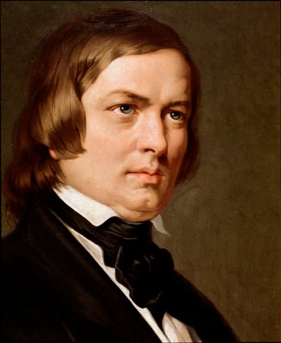 Portrét Roberta Schumanna, německého skladatele. (malování od Unknown artist
