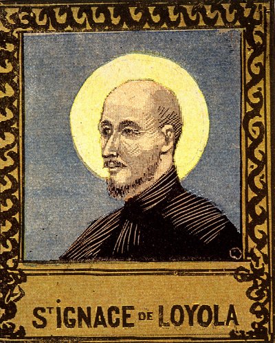 Portrét svatého Ignáce z Loyoly (1491 - 1556), zakladatele Tovaryšstva Ježíšova. 19. století. od Unknown artist
