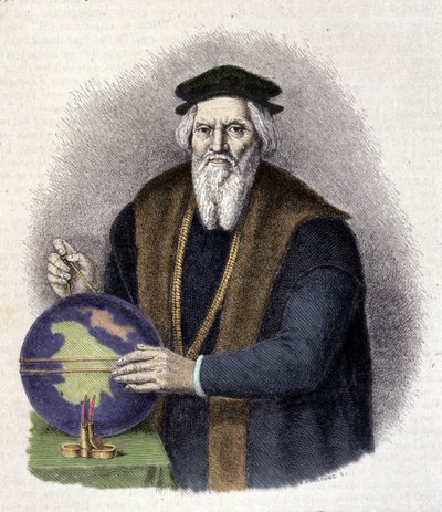 Portrét Sebastiena Cabota (1476-1557), italského mořeplavce. (Sebastiano Caboto). od Unknown artist