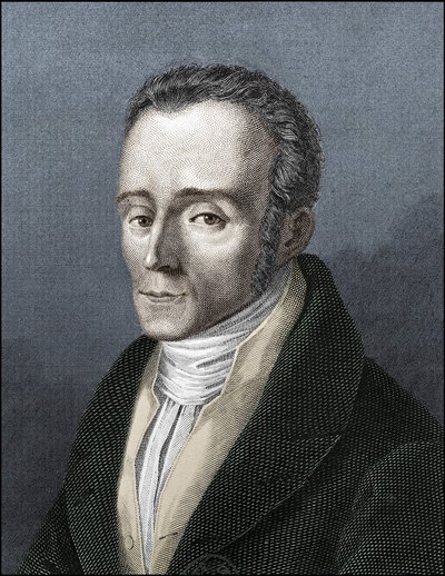 Portrét Silvio Pellico, italský spisovatel (1789-1854) od Unknown artist