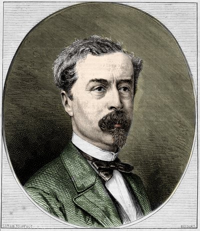 Portrét sira Richarda Wallace (1818-1890), anglického filantropa a sběratele umění. Rytina z roku 1872. od Unknown artist