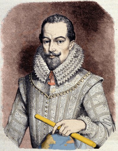 Portrét sira Waltera Raleigha (1552-1618), anglického dvořana, mořeplavce a spisovatele. od Unknown artist