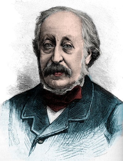 Portrét Stephena Hellera (1813-1888) maďarský pianista, učitel a skladatel - rytina 1888 od Unknown artist