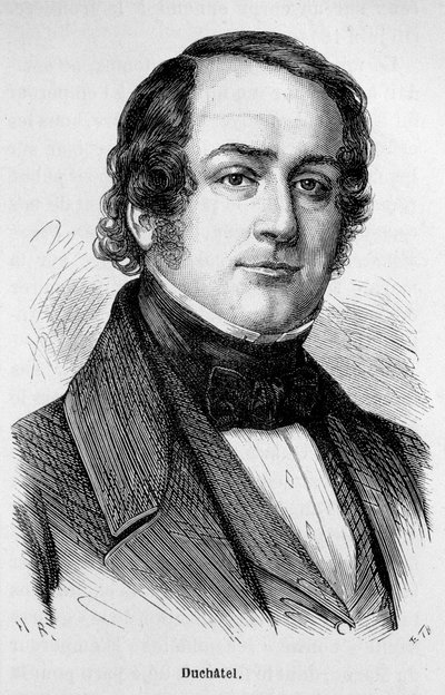 Portrét Tanneguye Duchatela (1803-1867), francouzského politika. od Unknown artist