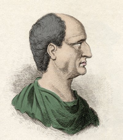 Portrét Themistokla (řecky Themistokles), státníka a athénského vojevůdce (525-460 př. Kr.). Rytina 19. století. od Unknown artist
