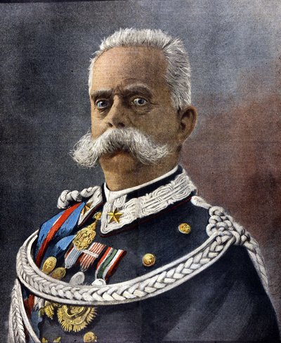 Portrét Umberta 1. italského krále (Humbert I od Unknown artist