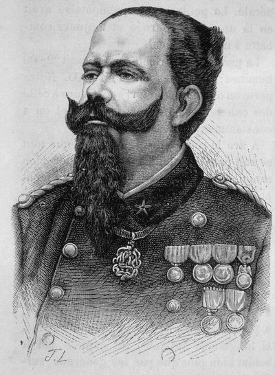 Portrét Viktora Emmanuela II (Vittorio Emanuele) (1820-1878). od Unknown artist