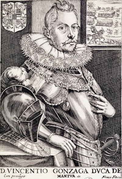 Portrét Vincenta Gonzaguea, vévody z Mantovy od Unknown artist