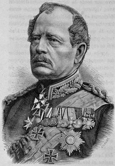 Portrét Werdera. 19. století rytina. od Unknown artist