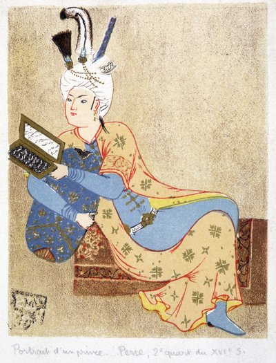 Portrét perského prince Readinga od Unknown artist