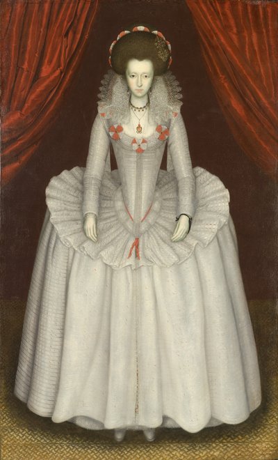 Portrét ženy, pravděpodobně Ann Finch, Lady Twysden (1574-1638) od Unknown artist