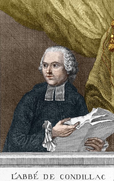 Portrét abbé Etienne Bonnot de Condillac (1715 - 1780), francouzský filozof od Unknown artist
