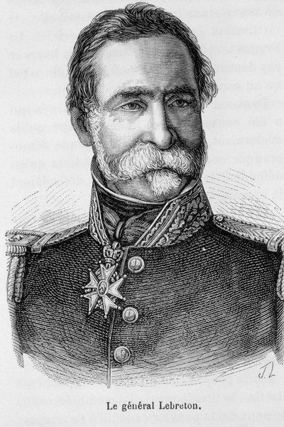Portrét francouzského generála Lebretona. od Unknown artist