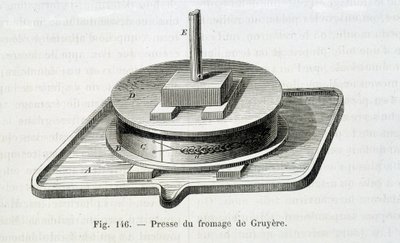 Gruyere press – v „“The Wonders of the industry”” od Louise Figuiera od Unknown artist