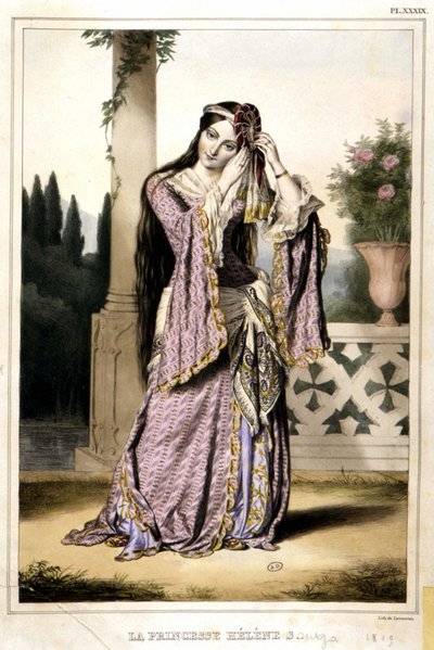 Princezna Helen Soutza od Unknown artist