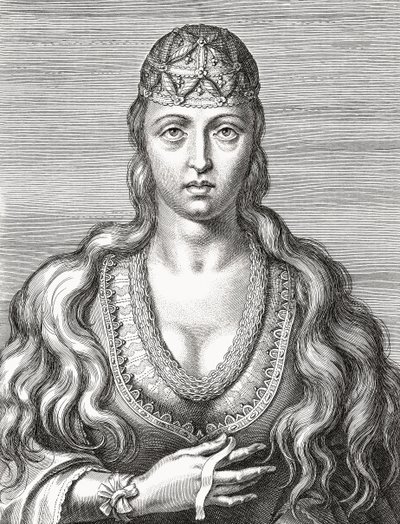 princezna Joan Portugalská. Joana. Portrét. od Unknown artist