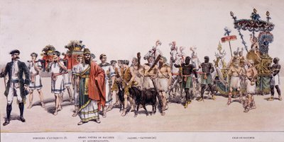 Průvod kombajnů a vozu Bacchus (Bacco) - v „“ Oficiální album festivalu vinařů““ od Unknown artist