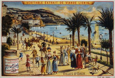 Anglické promenády, Nice (Francie) od Unknown artist
