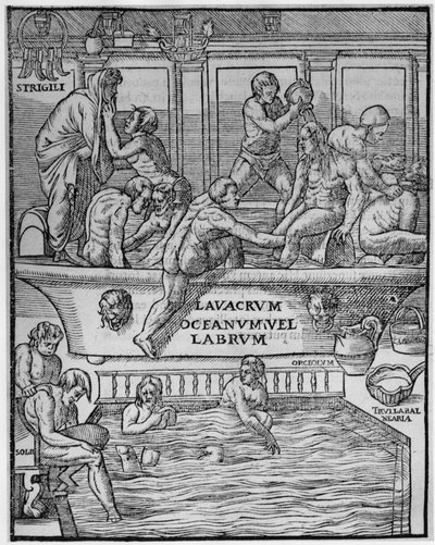 Veřejné lázně - v "Jerome Mercury" od Arte Gymanastica od Unknown artist