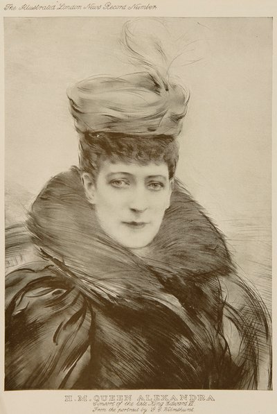 Královna Alexandra, podle Wilmshurstu od Unknown Artist