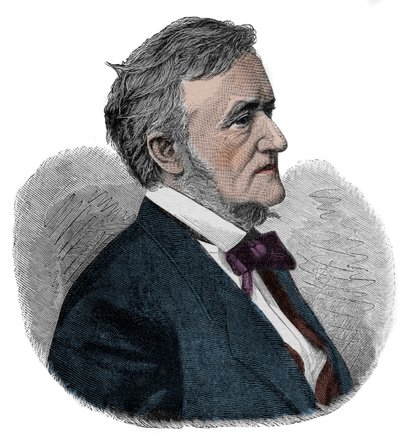 RICHARD WAGNER (1813-1883) anglický skladatel - rytina od Unknown artist
