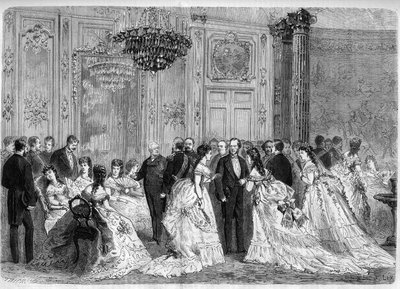 Přijetí prezidenta republiky Adolphe Thierse v Palais de l
