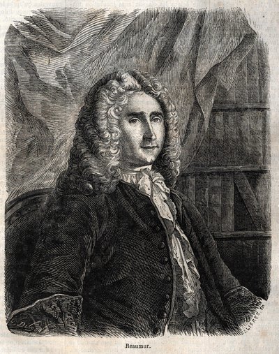 René Antoine Ferchault de Réaumur. Francouzský fyzik a přírodovědec 1683-1757 od Unknown artist