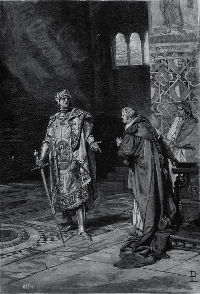 Zastoupení Cola di Rienzo (1314-1354), tribun římského lidu. Ilustrace konce 19. století od Unknown artist