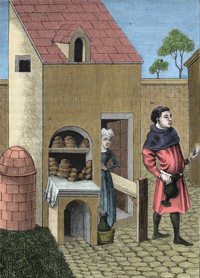 Zastoupení pekaře v 15. století. od Unknown artist
