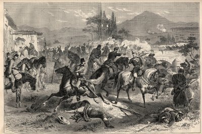 Revoluce ze září 1868 ve Španělsku (Gloriosa): Bitva u Alcolea u Cordoby (Cordoba) (20. září od Unknown artist