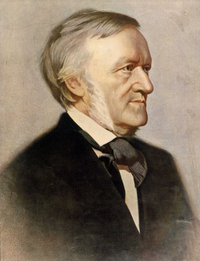 Richard Wagner (1813 - 1883). od Unknown artist