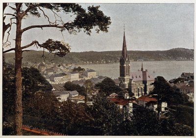Rio de Janeiro, pohled na Morne de Gloria, konec 19. století od Unknown artist