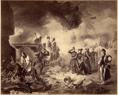 Risorgimento - obléhání Gaety, 1860-1861. Období sjednocení, Itálie, 19. století. Marie-Sophie od Unknown