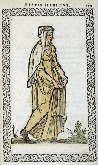 Roman Woman - in “”Habits et effigies”” od Jeana Slupérina od Unknown artist