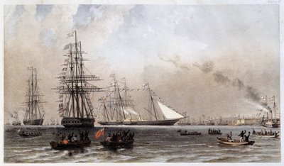 Královská jachta Anglie od Unknown artist