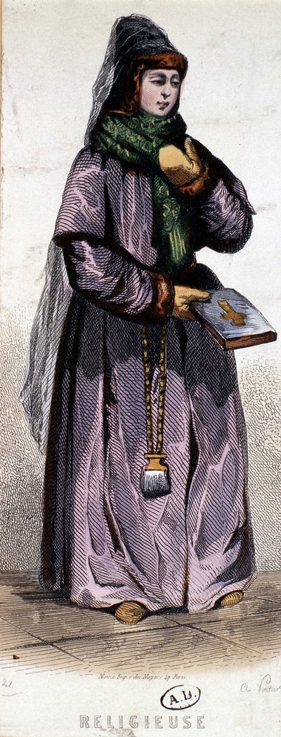 Ruské pravoslavné náboženství, rytina od Unknown artist