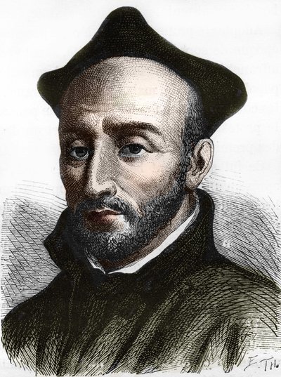 Svatý Ignác z Loyoly (1491-1556), zakladatel Tovaryšstva Ježíšova. od Unknown artist
