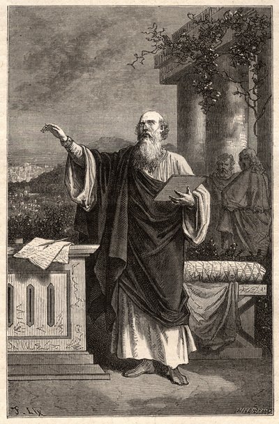 Saint Irenee de Lyon (sv. Irenej z Lyonu) (130-202) - od Unknown artist